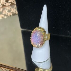 Elegant Gold and Opal Ring